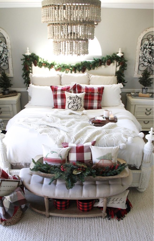 How To Decorate Your Bedroom For Christmas Life By Leanna