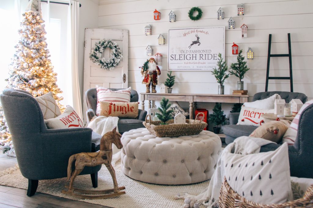 christmas sitting room