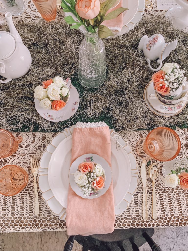 Tea Party Spring Tablescape