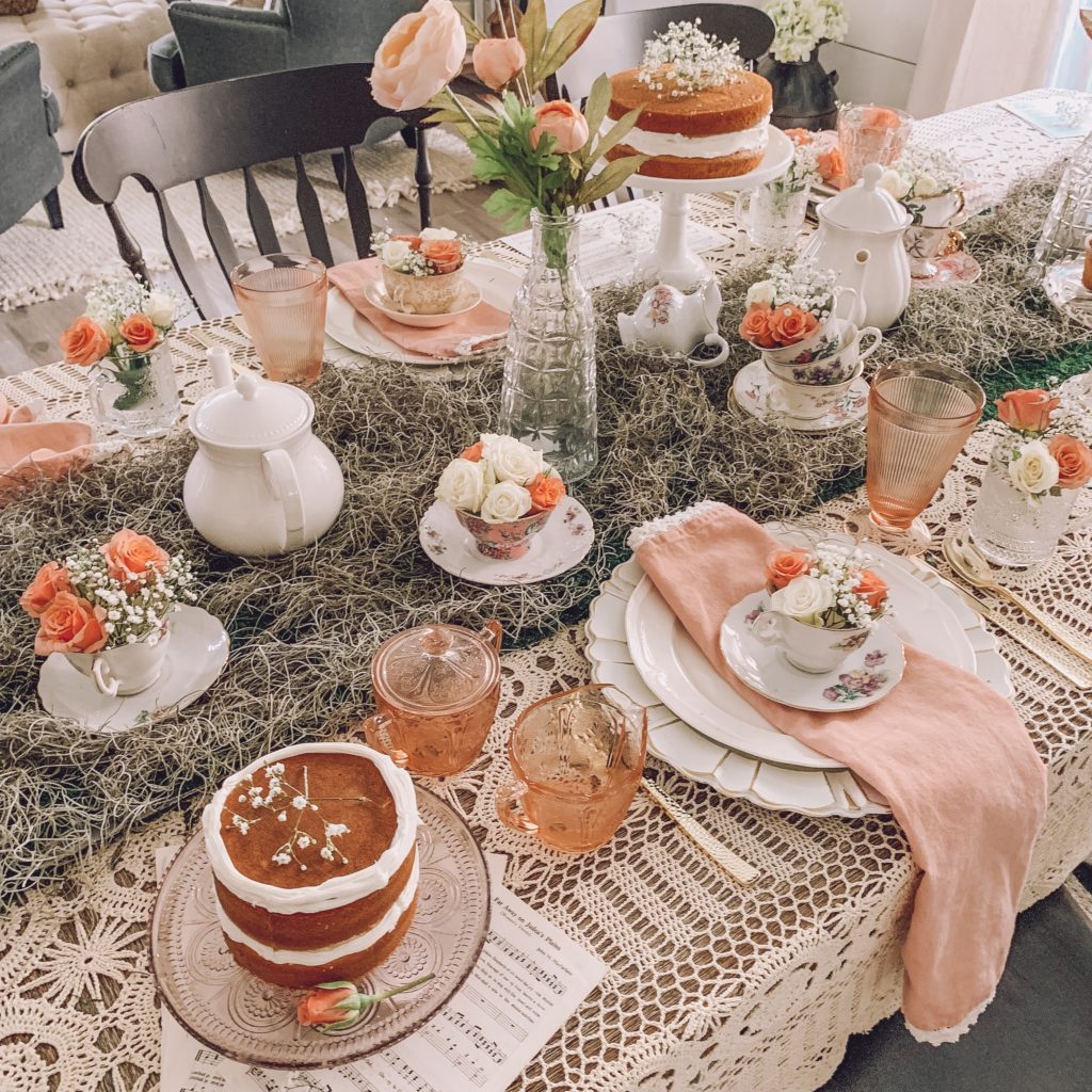 Vintage Tea Party Table Settings