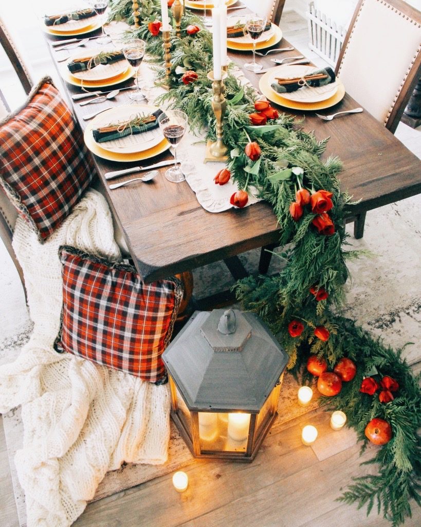 christmas tablescape