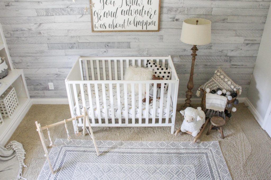 modern gender neutral crib