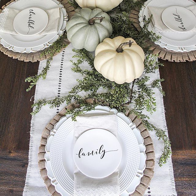 fall place setting