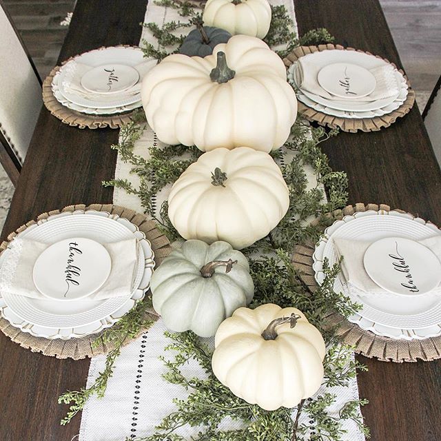 fall table runner