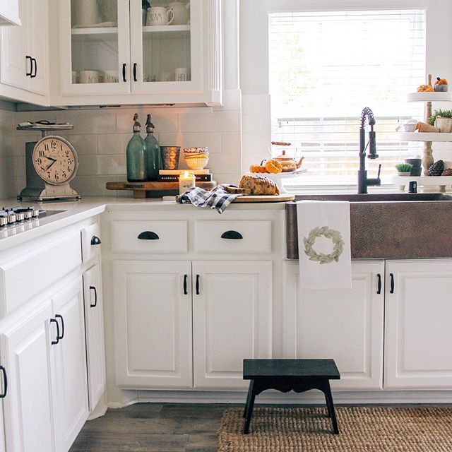how to decorate your kitchen for fall modern farmhouse paint color simply white