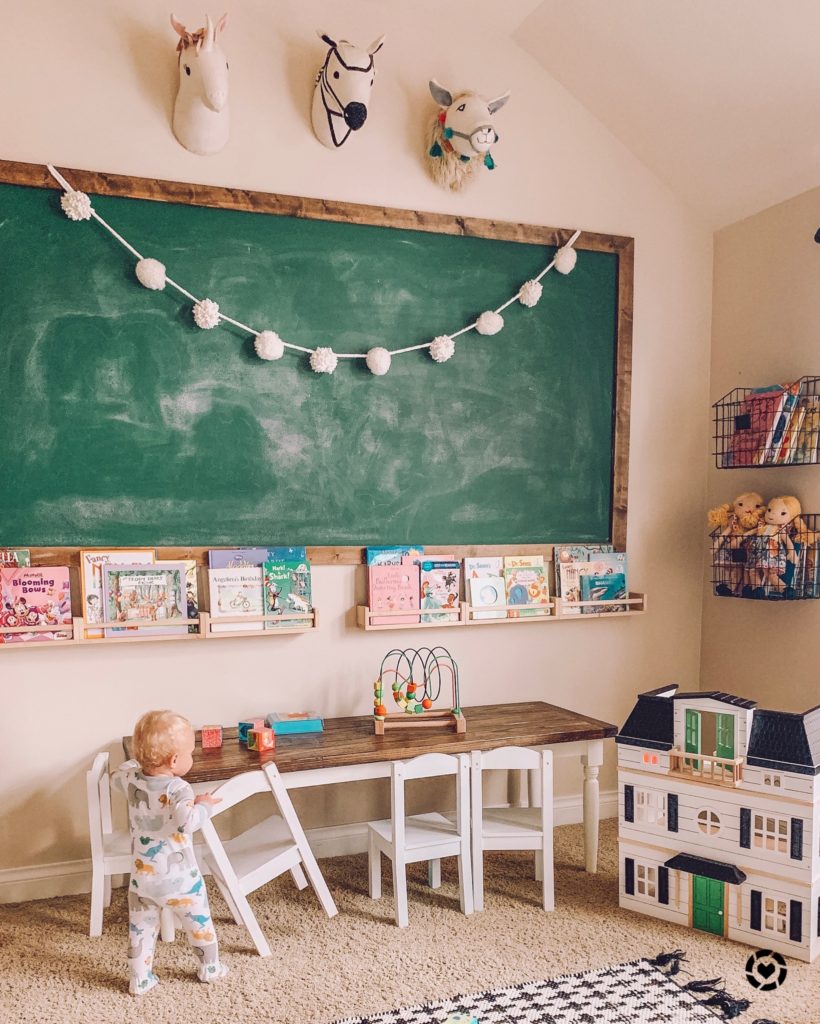 How to create a chalkboard wall for your kid's room