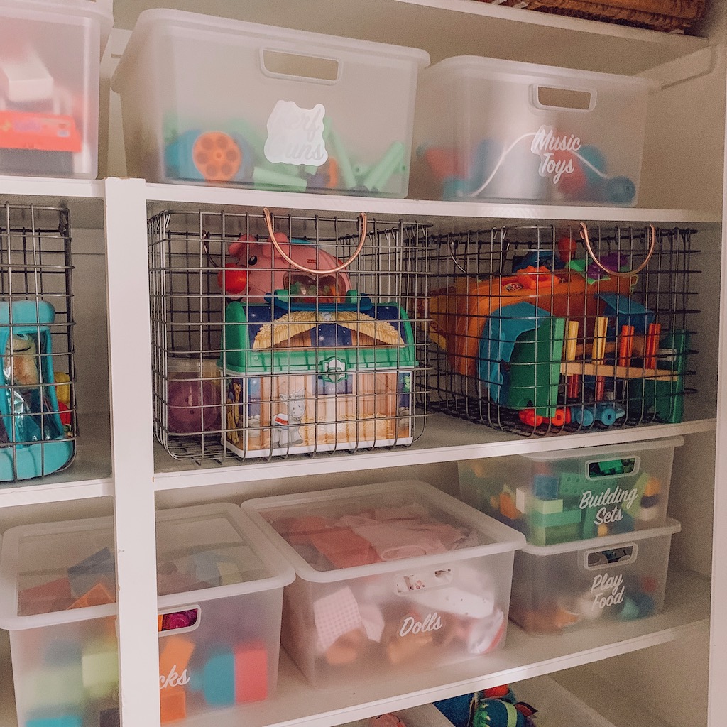 How to Organize Kid's Toys and Playroom Storage Tips