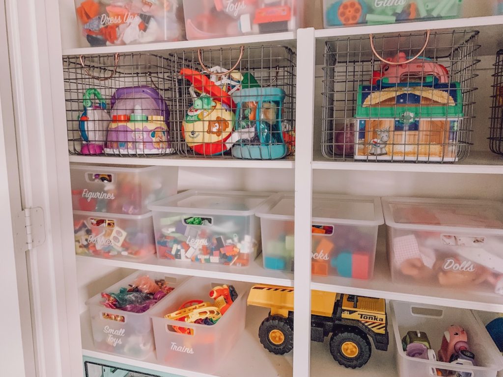 ways to organize kids toys