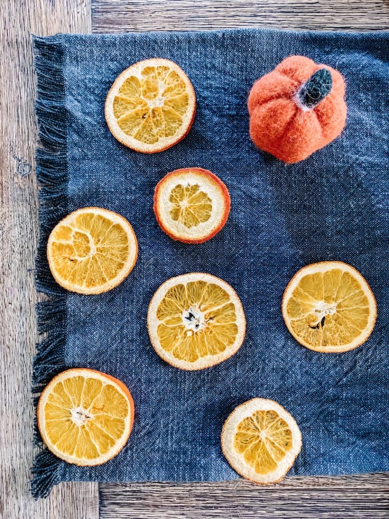 dried orange wheels