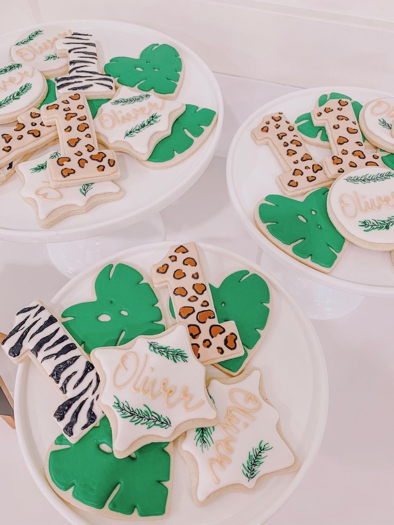 wild one birthday sugar cookies