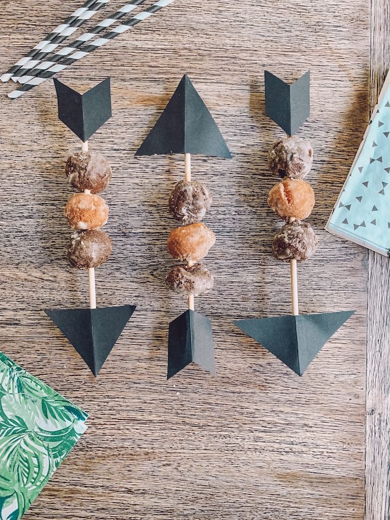 diy donut hole arrows