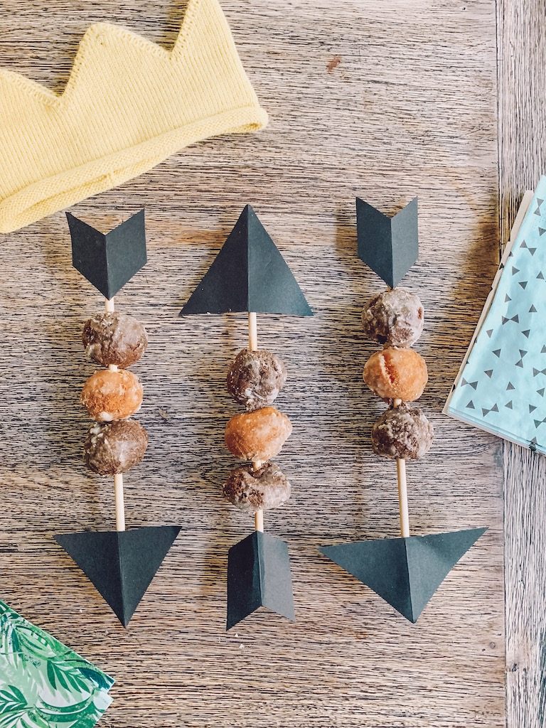 donut hole arrow diy