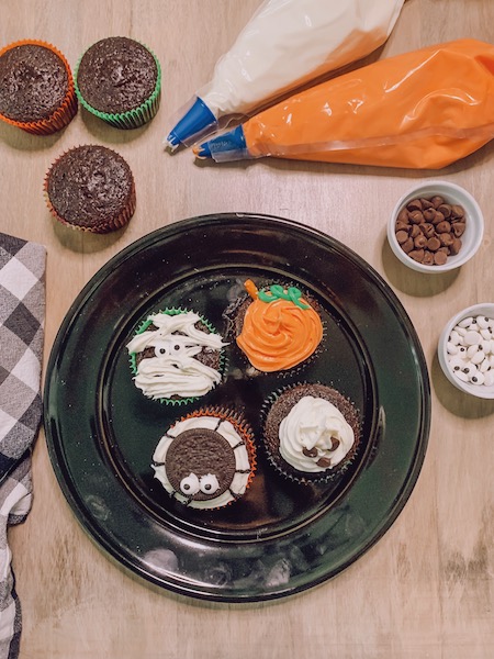 easy halloween cupcakes