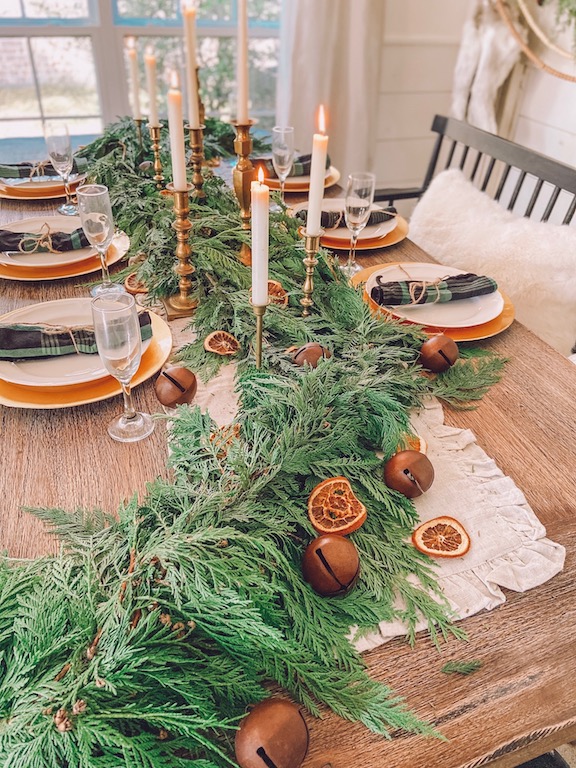 elegant christmas table