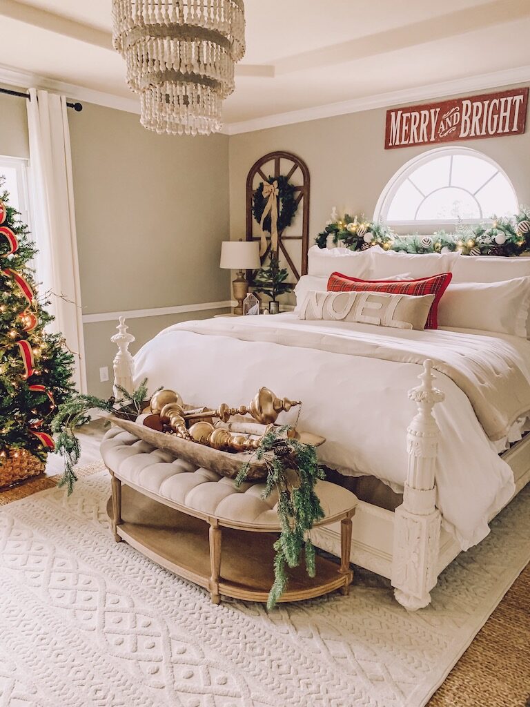 holiday bedroom decor ideas