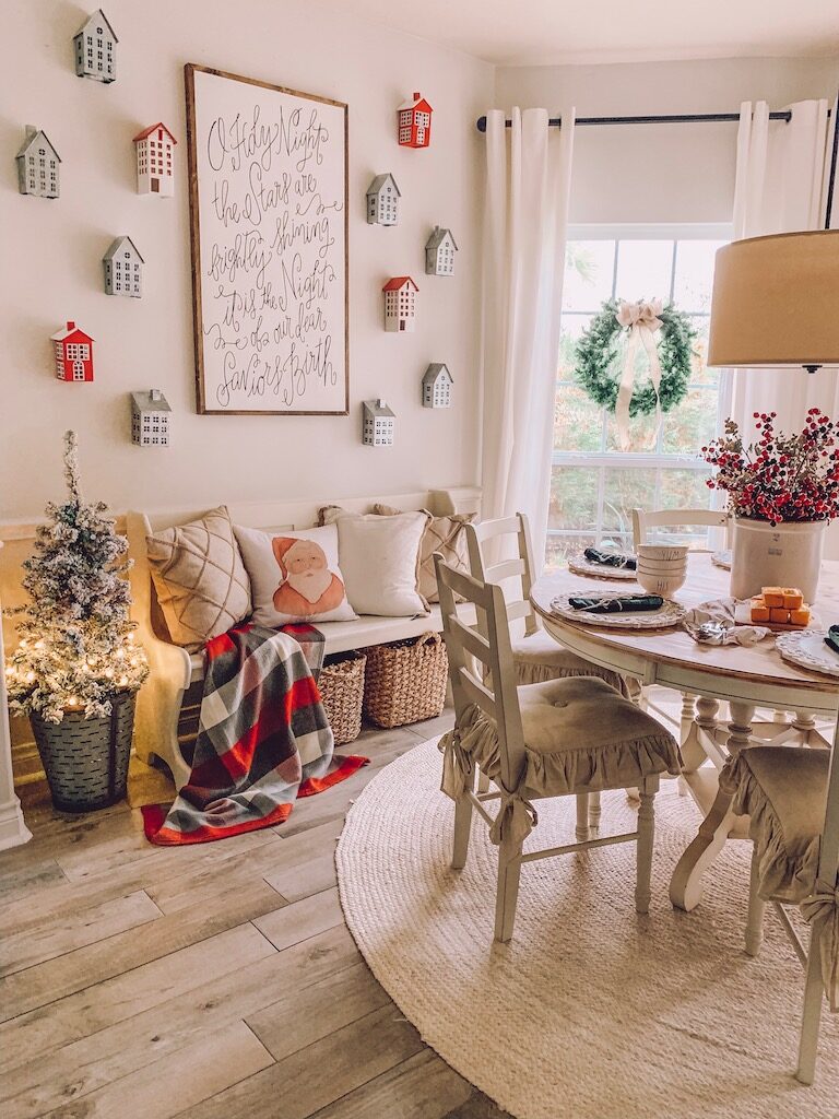 christmas kitchen decor wall