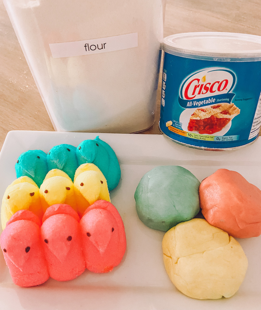 play dough recipe peeps