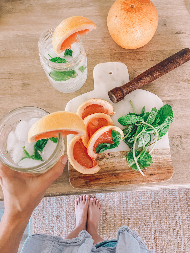Grapefruit Mojito with Truly for Two