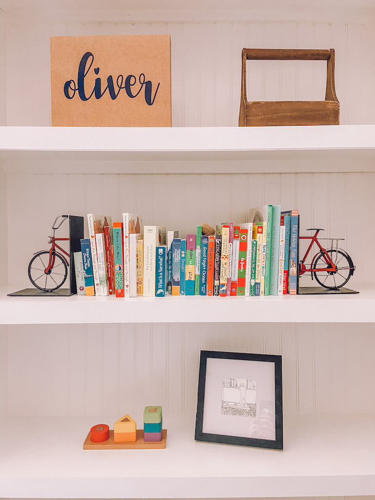 nursery bookshelf