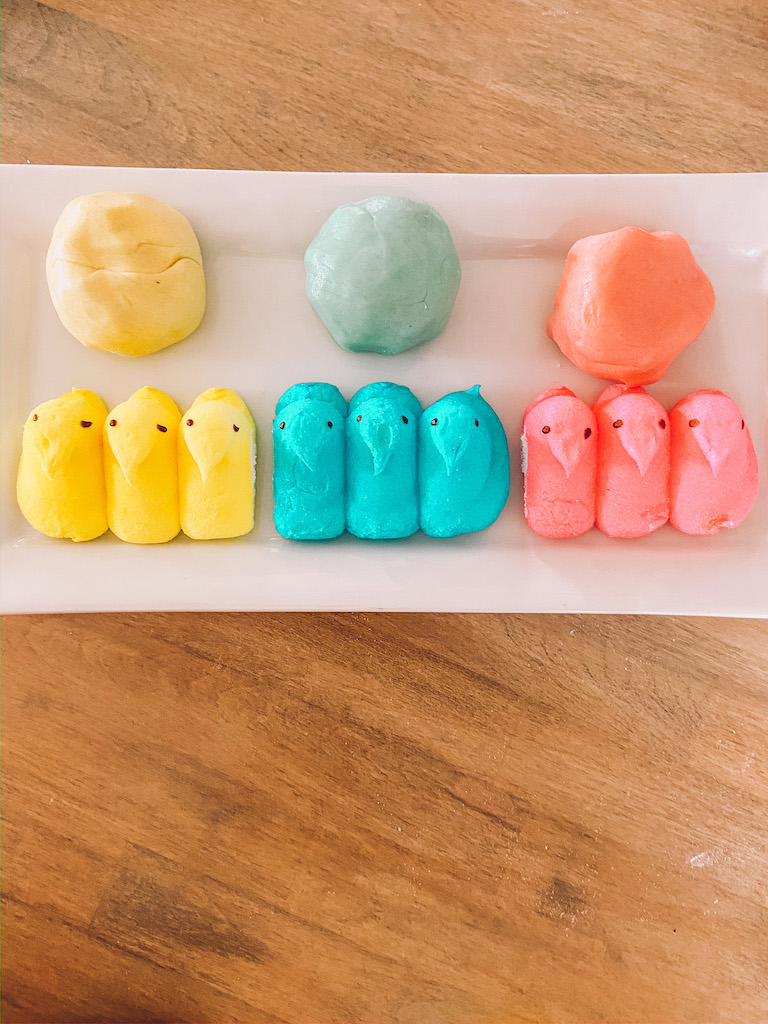 peep play dough recipe