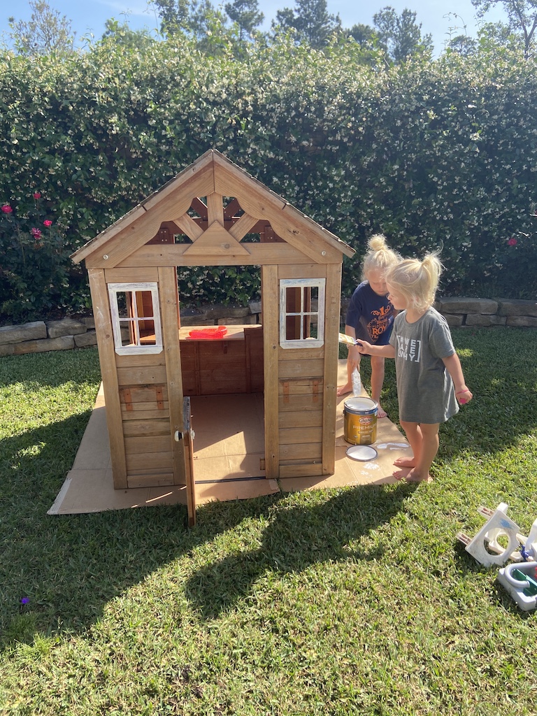 diy playhouse makeover