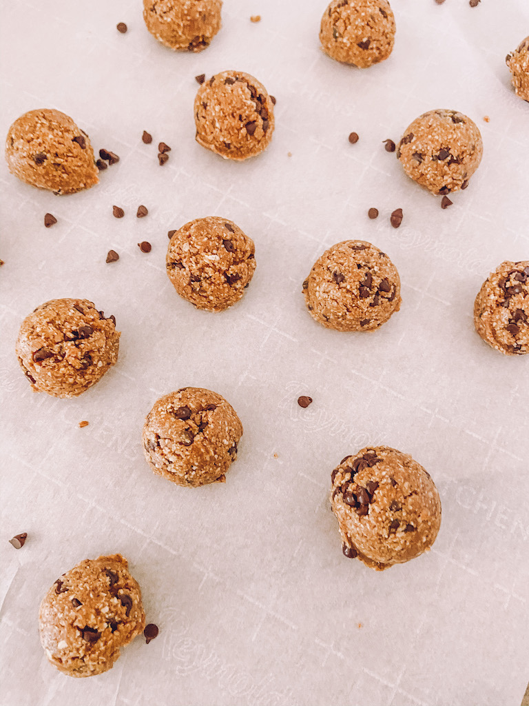 no bake cookie dough bites