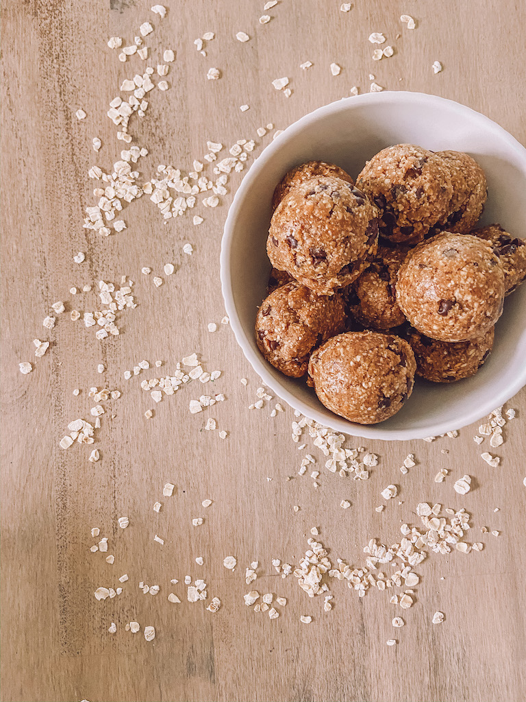 Cookie Dough Energy Bites : No Bake