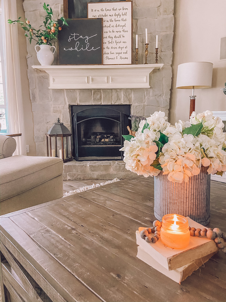 modern farmhouse coffee table