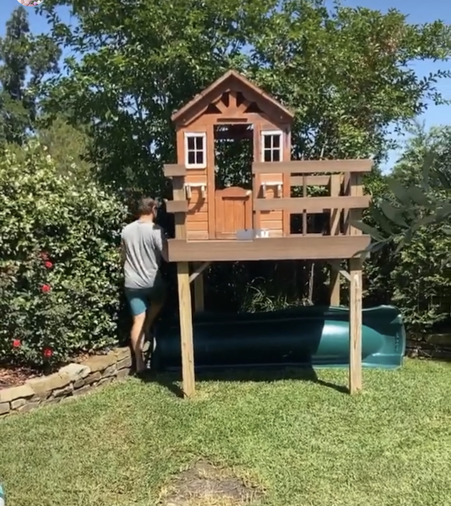 diy playhouse makeover