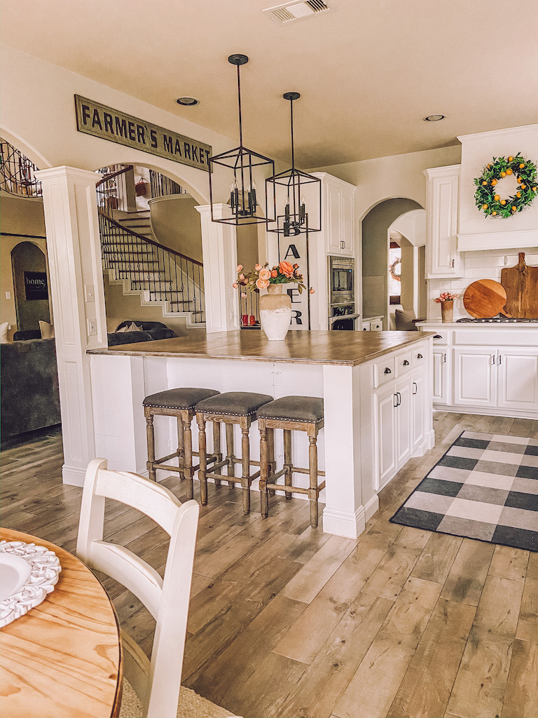 Builder Grade to Farmhouse Kitchen - Upgrade Your Home!