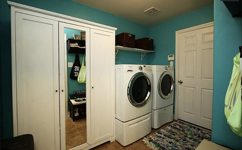 laundry room before