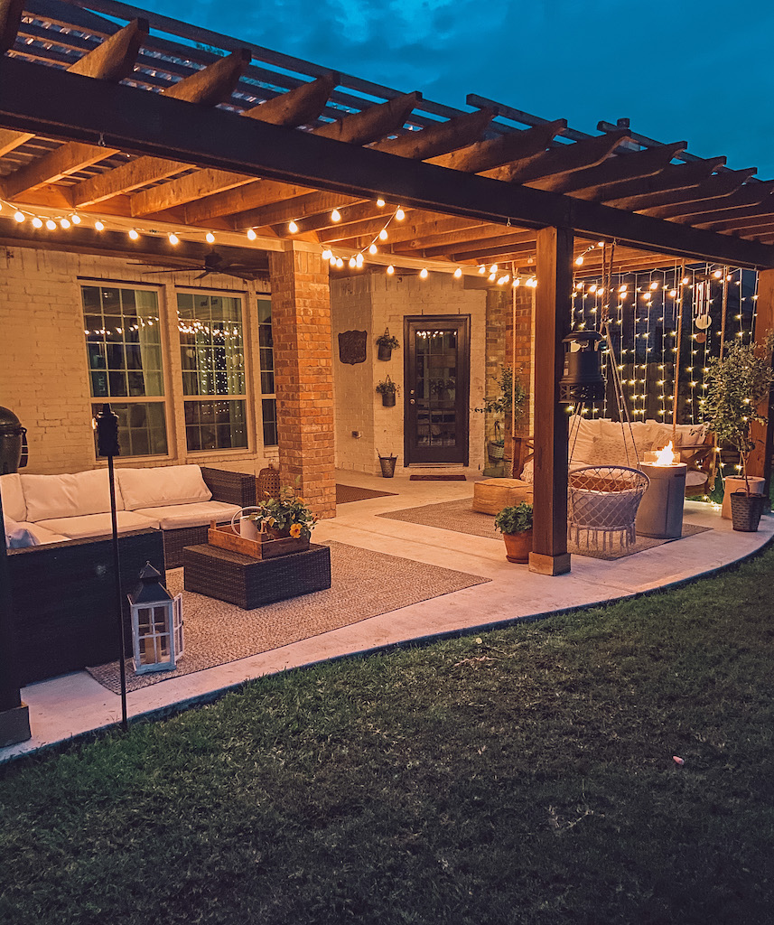 outdoor diy pergola