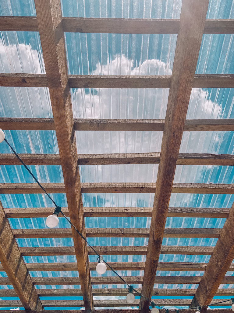 pergola clear roof