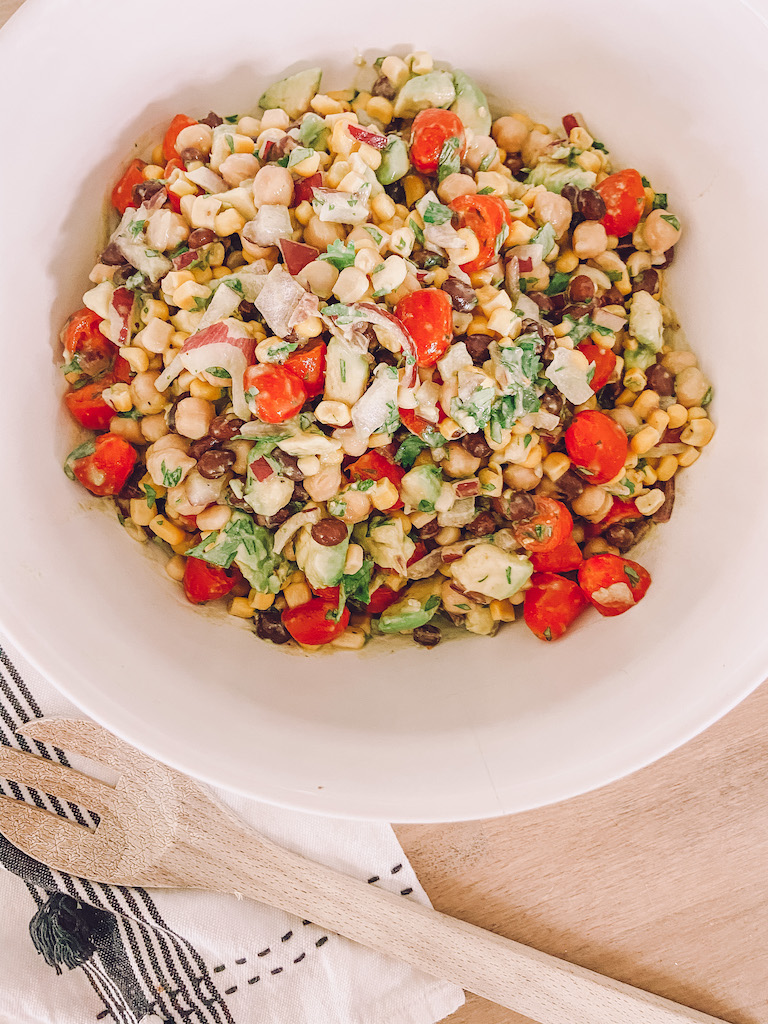 Southwest Black Bean Salad with Avocado