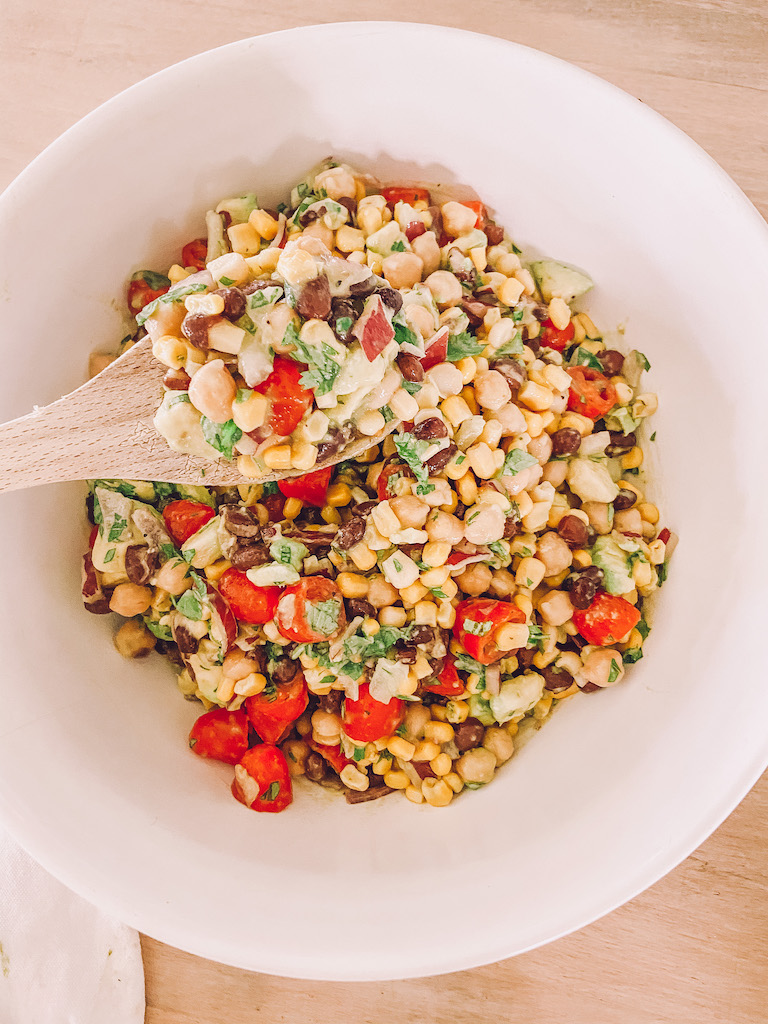 Southwest Black Bean Salad with Avocado