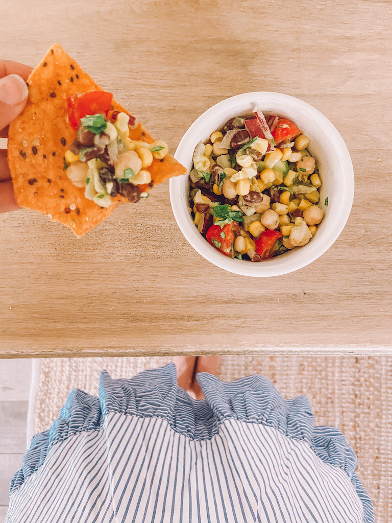 southwest black bean dip