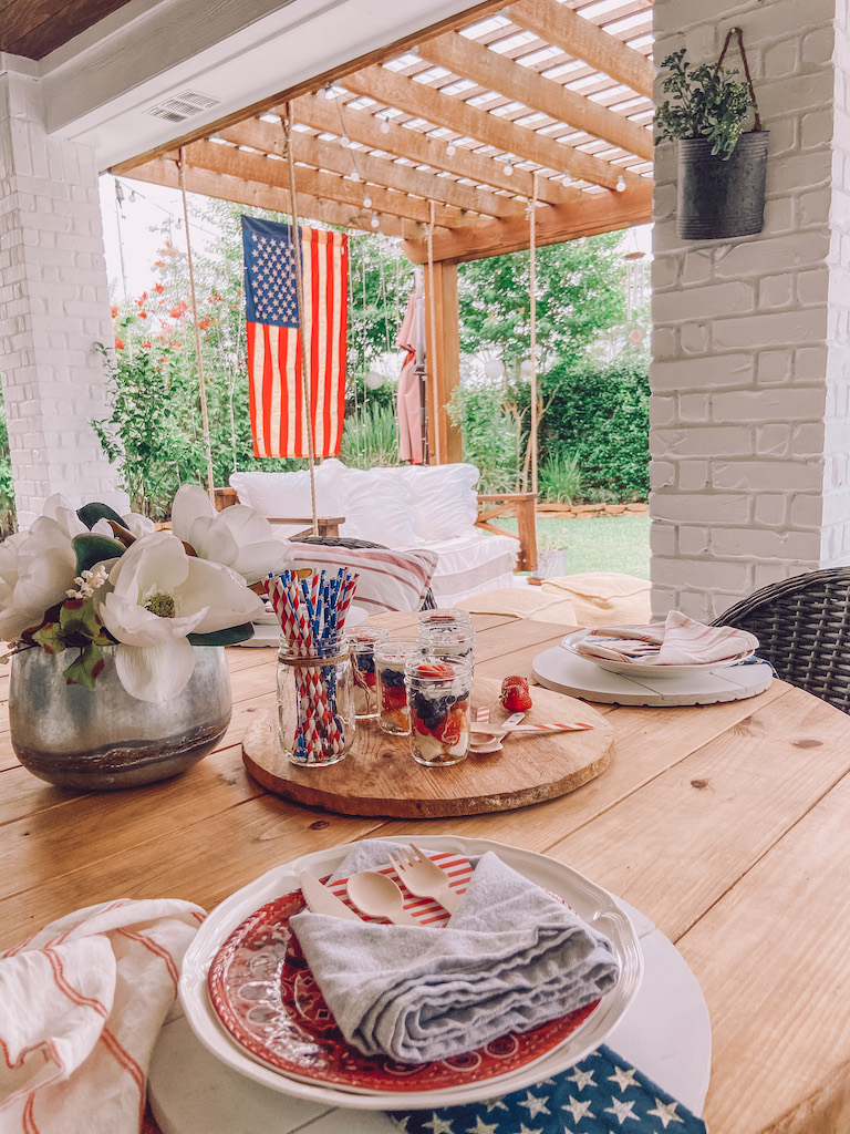 4th of july outdoor decor