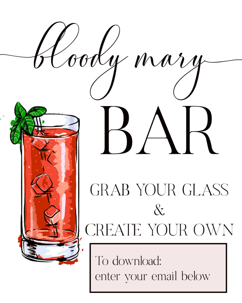 How to Set Up a Bloody Mary Bar - Pizzazzerie