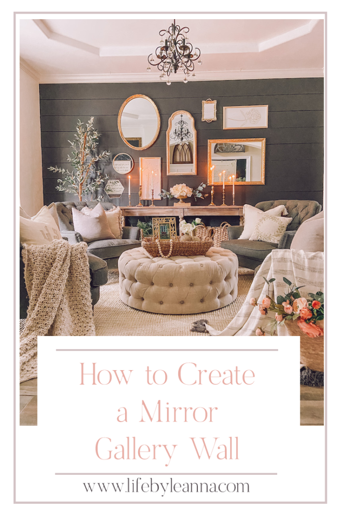 DIY Mini Mirrors Gallery Wall 