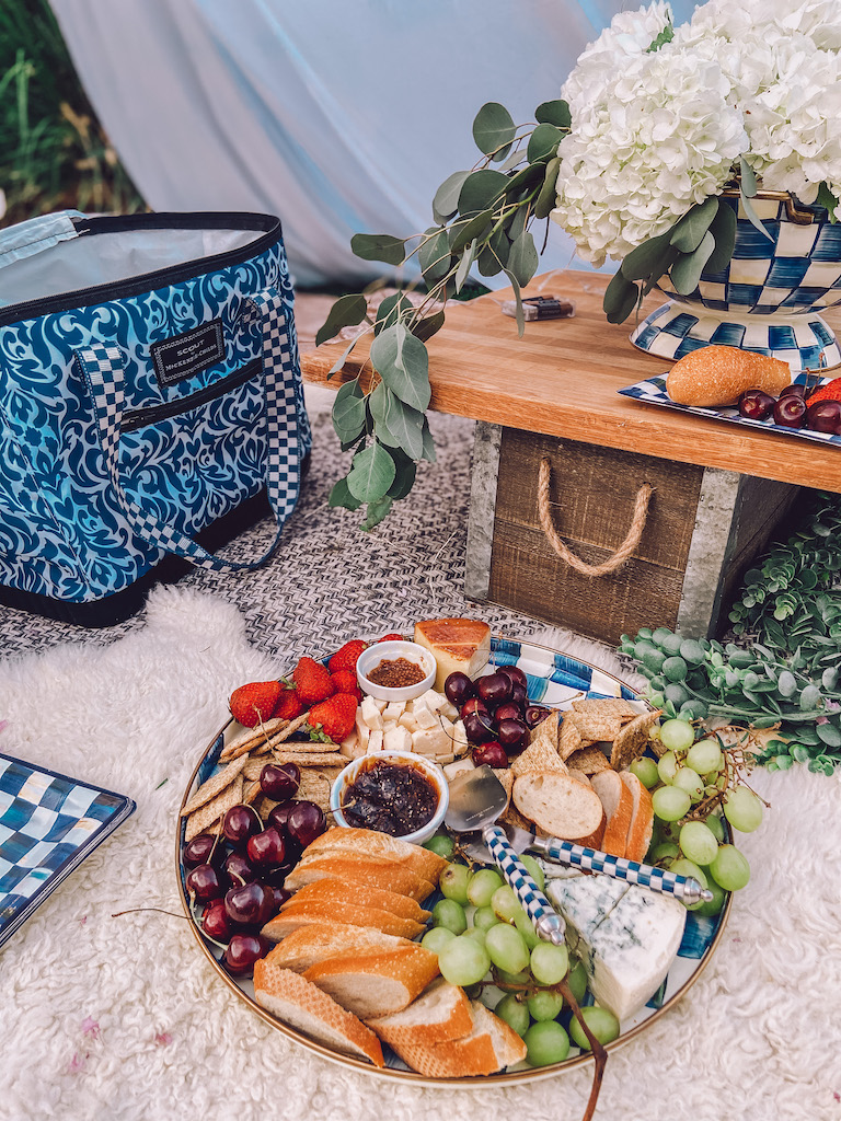 Picnic set up-outdoor food photography and styling