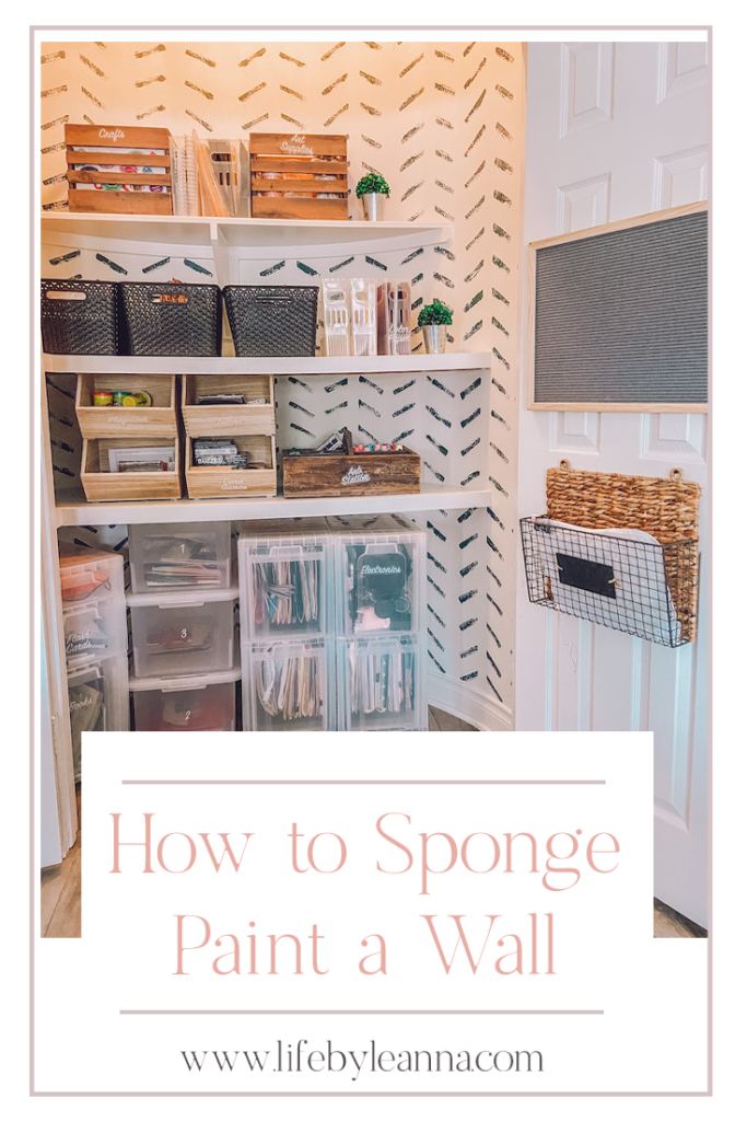 How to Sponge Paint OFF the Walls: DIY Instructions