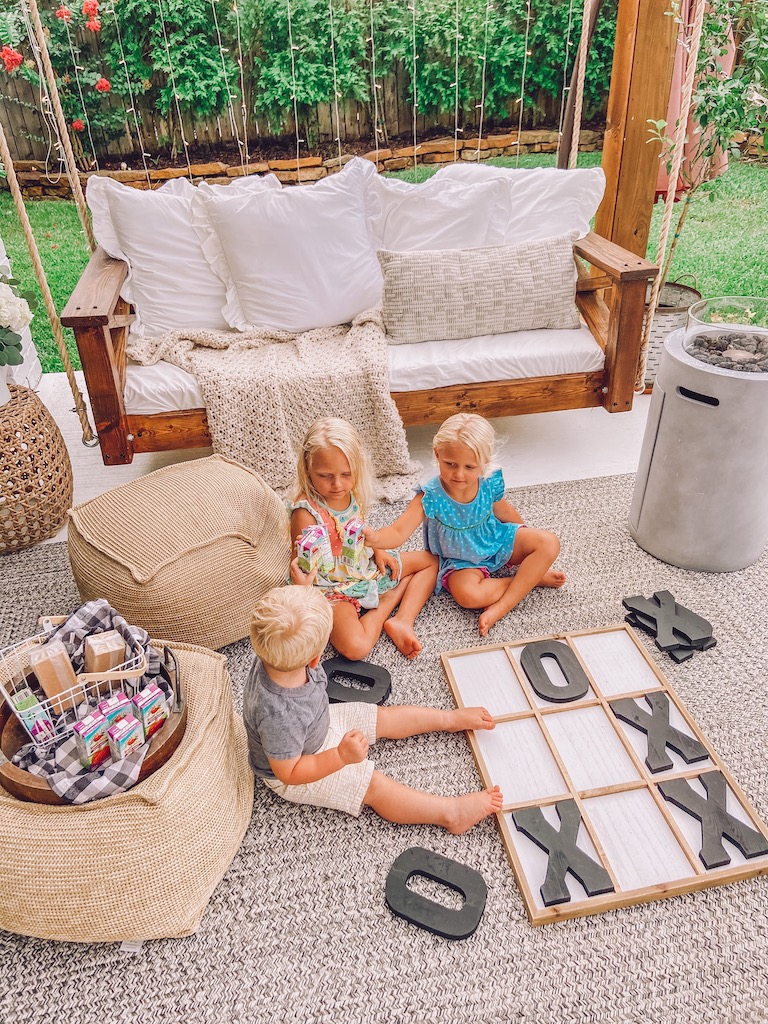 Giant DIY Tic Tac Toe Board, Family Games