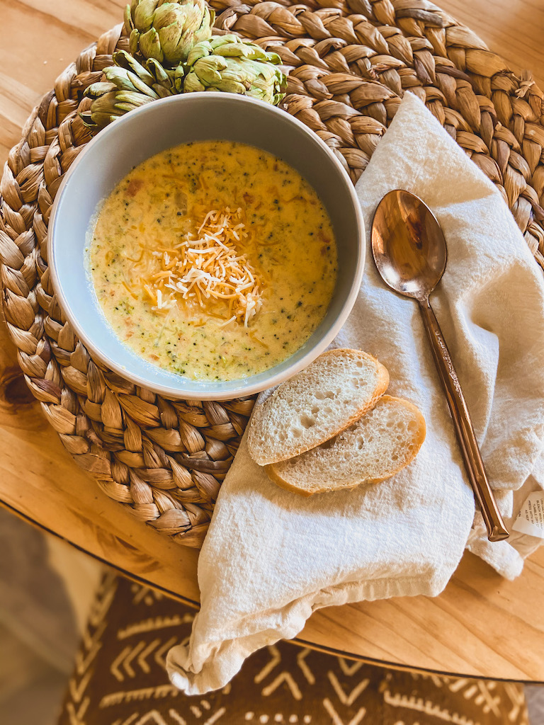 easy broccoli cheese soup