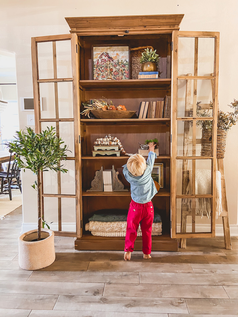 style a bookcase