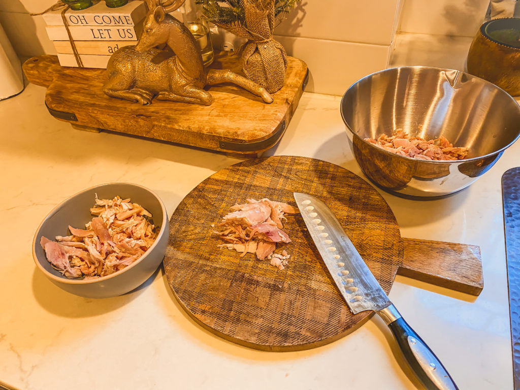 easy smoked turkey salad