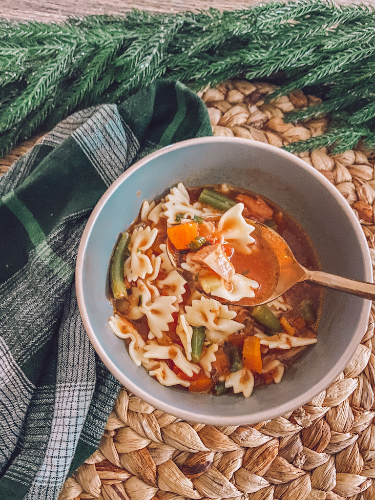 smoked turkey vegetable soup