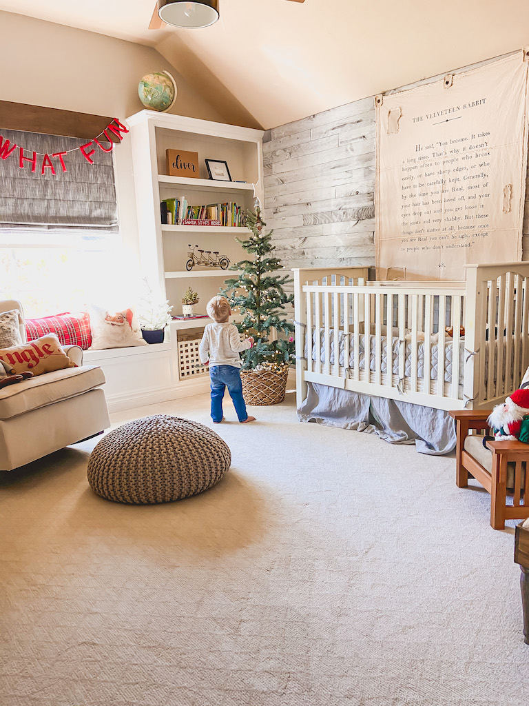 boy nursery christmas decor