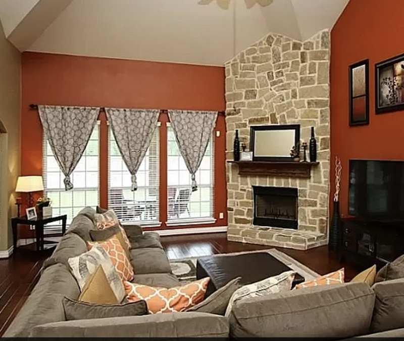 How to Easily Paint A Stone Fireplace 