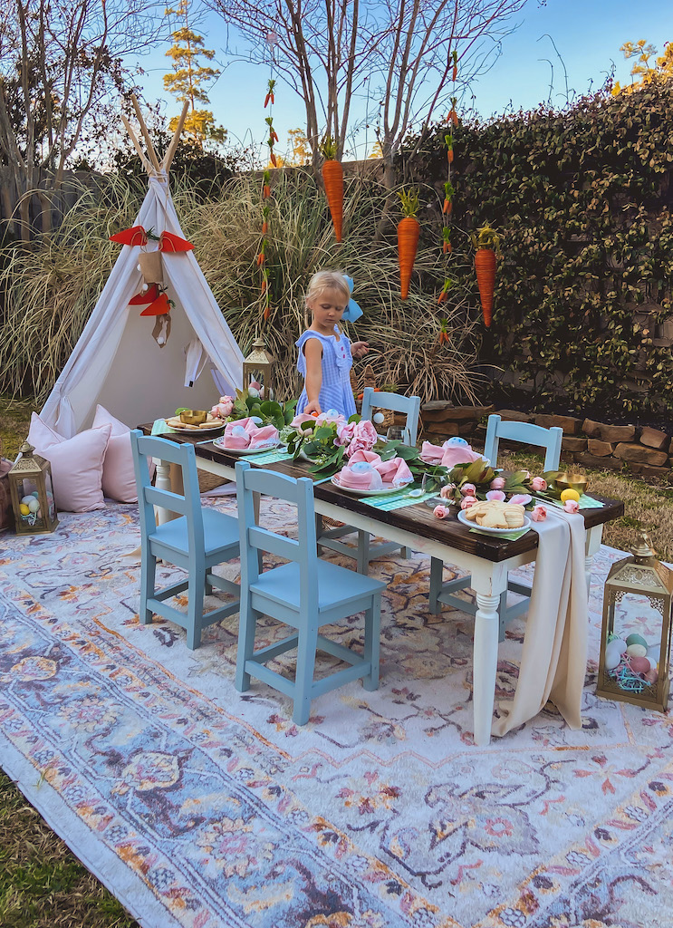 easter outdoor table idea