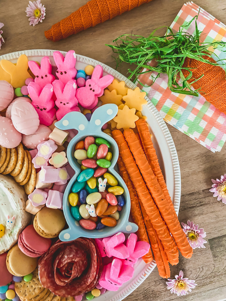 Easy Easter Dessert Charcuterie Board for a Crowd